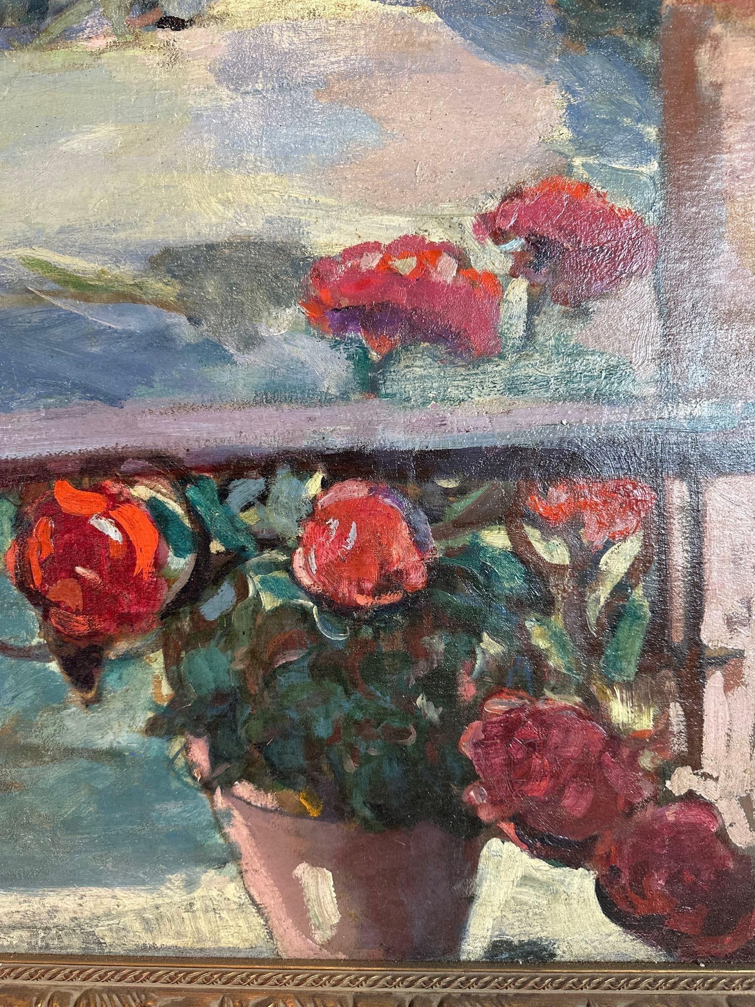 PYOTR PETROVICH KONCHALOVSKY RUSSIAN STILL LIFE OIL PAINTING GILT FRAME - 7