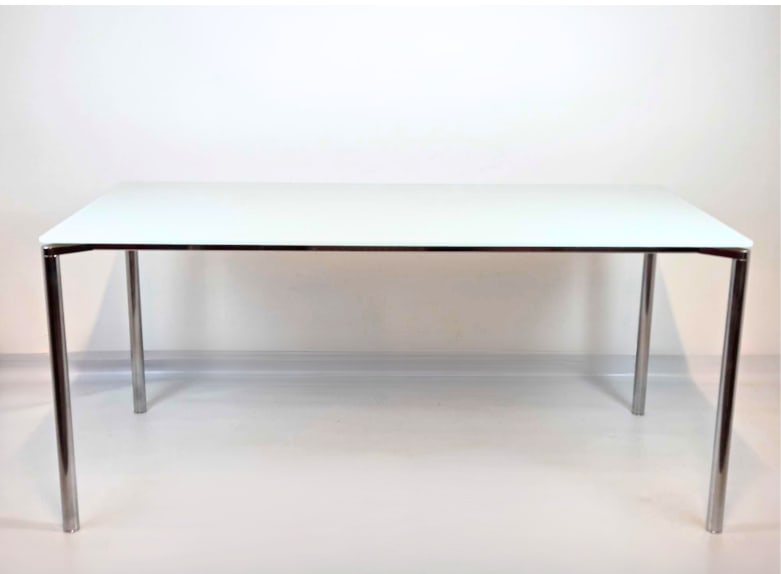 FRITZ HANSEN PLANO GLASS TOP DINING TABLE BY PELIKAN DESIGN DENMARK (1 of 10)