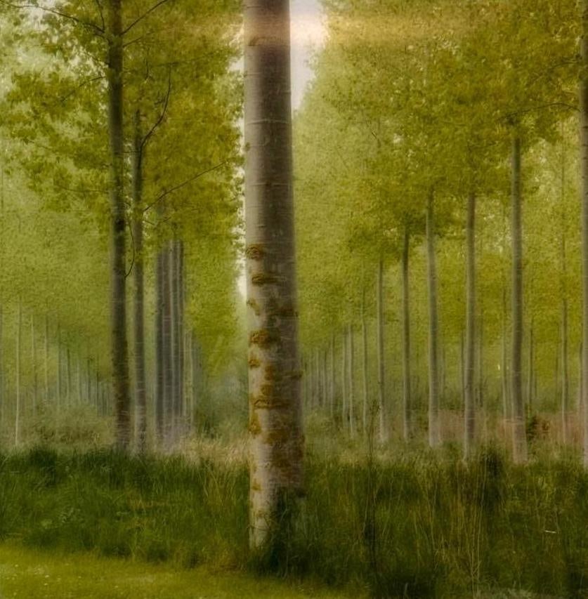 LYNN GEESAMAN PARC DE JEURRE FRANCE 1999 C PRINT (2 of 2): chromogenic print "Parc de Jeurre, Morigny-Champigny, France, 1999", signed, dated and titled on verso, edition of 15, Approximate Dimensions: 28"x 27”; frame 38” x 37” A