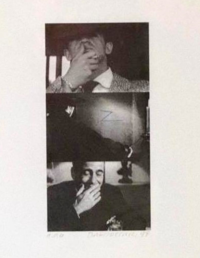 JOHN BALDESSARI ZORRO ARTIST PROOF LITHOGRAPH: Photo-based print by the celebrated American Conceptual artist, an artists proof Approximate dimensions: 10” x 8” ; frame 15” x 13” Artist or Maker: John Baldessari (American, 