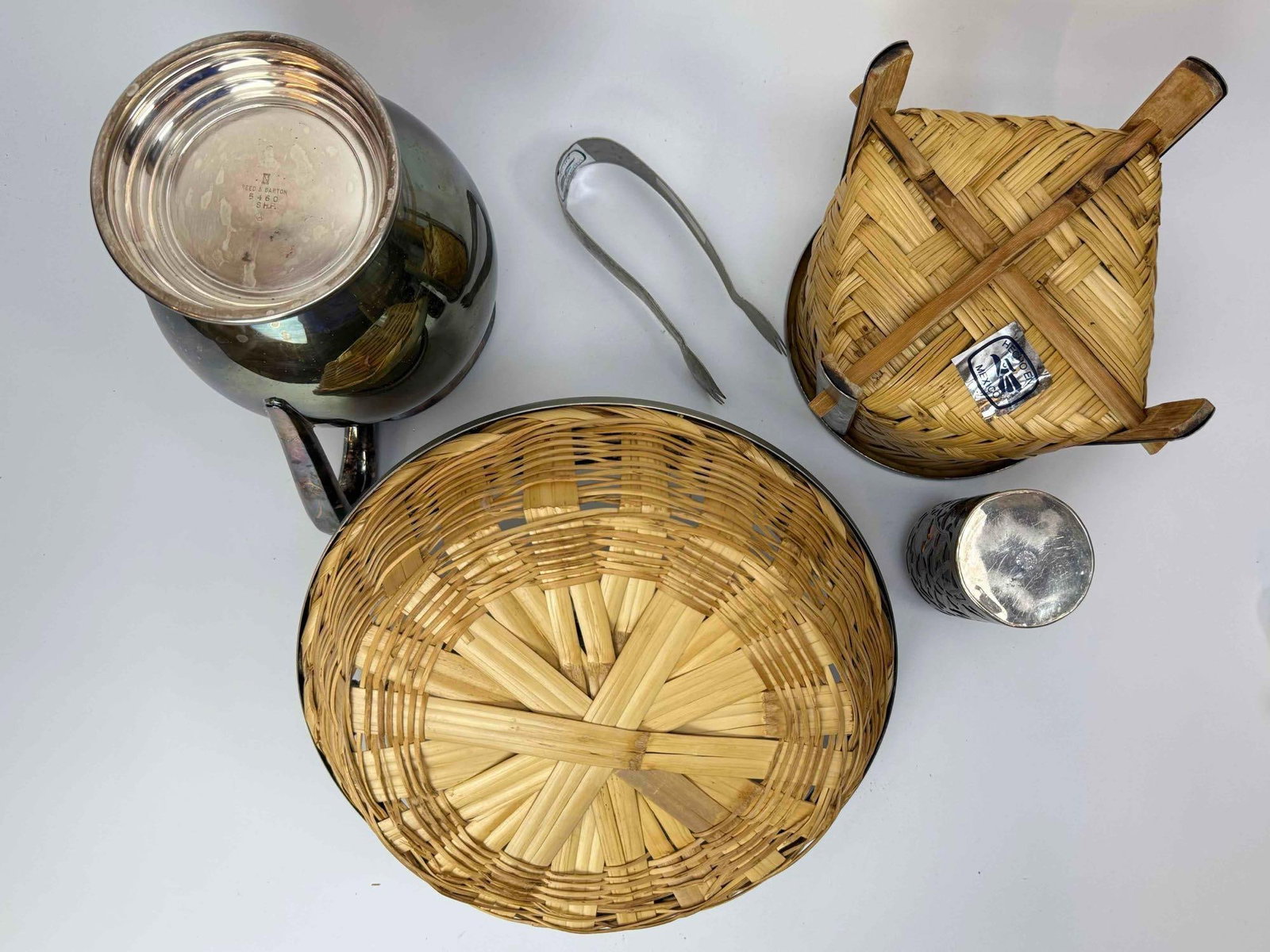 SILVER PLATE SERVING GROUP - 3