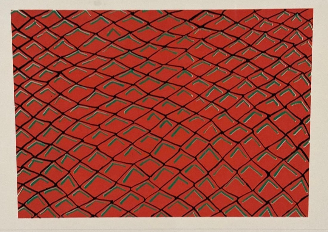CYNTHIA ROJAS THREE ABSTRACT PATTERN PRINTS - 13