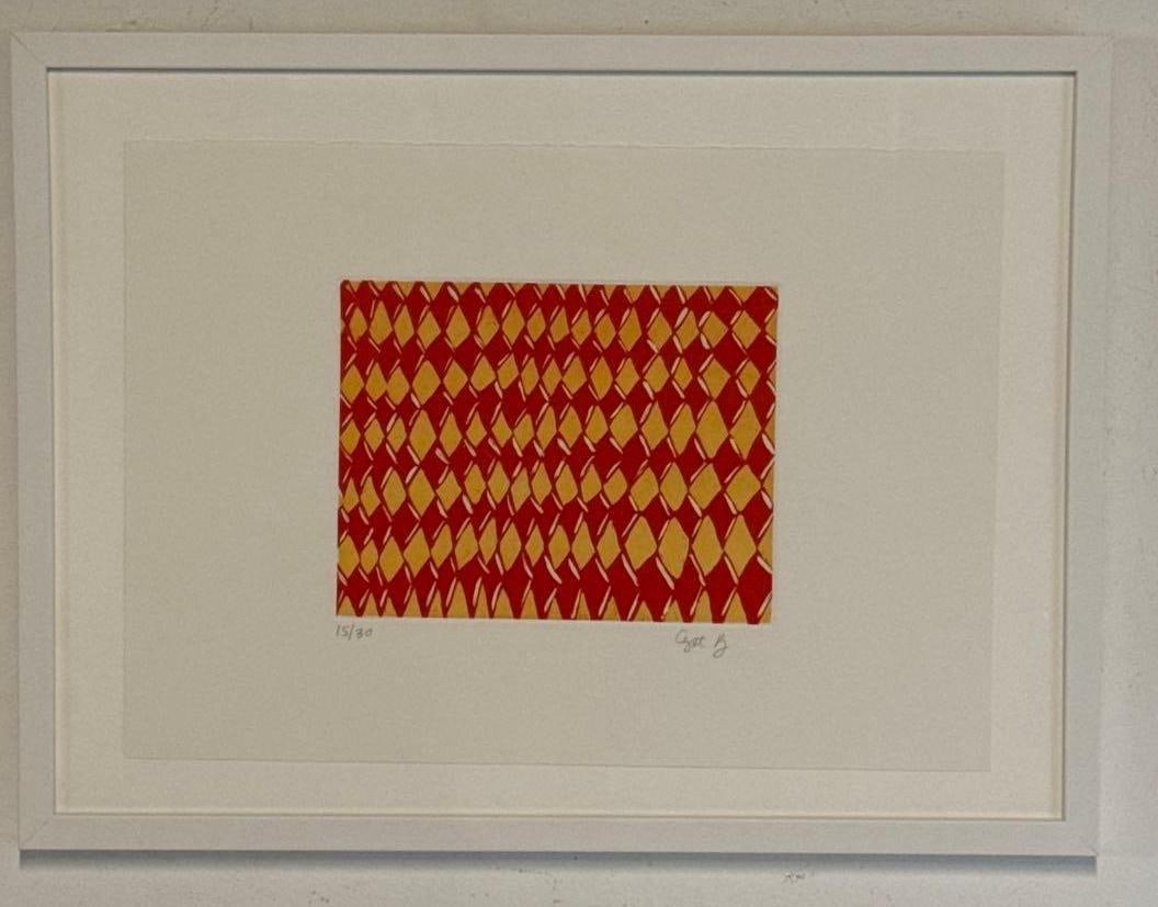 CYNTHIA ROJAS THREE ABSTRACT PATTERN PRINTS - 2
