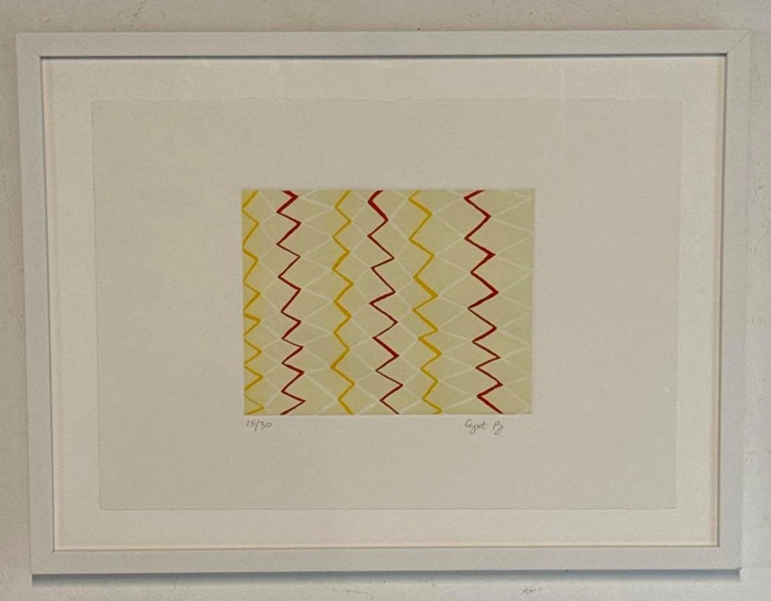 CYNTHIA ROJAS THREE ABSTRACT PATTERN PRINTS - 7