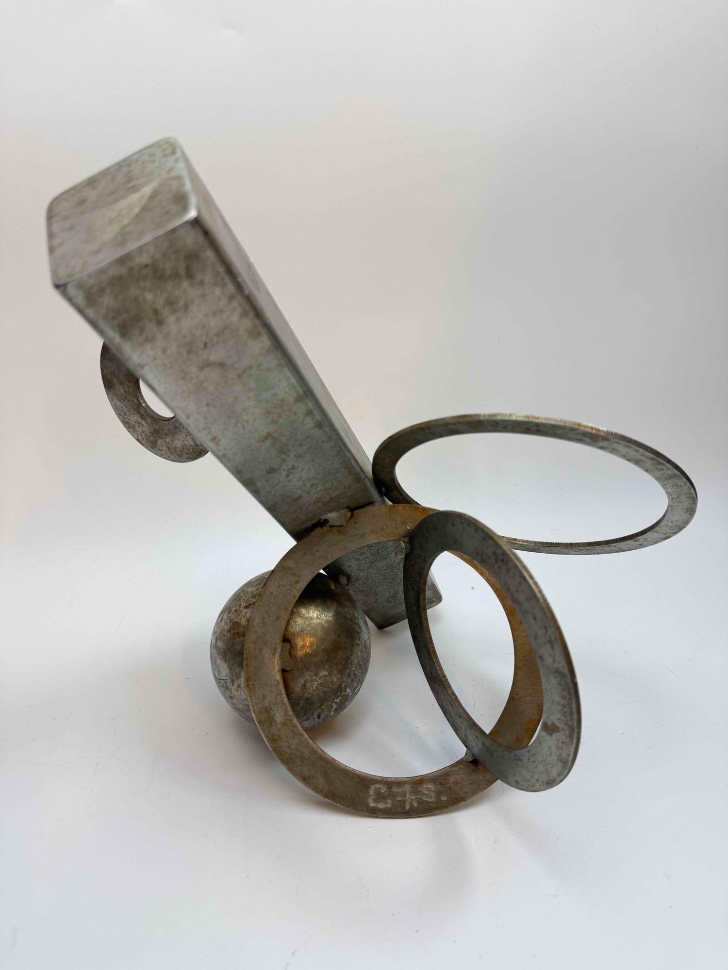 CHERYL FARBER SMITH ABSTRACT WELDED METAL SCULPTURE (1 of 5)