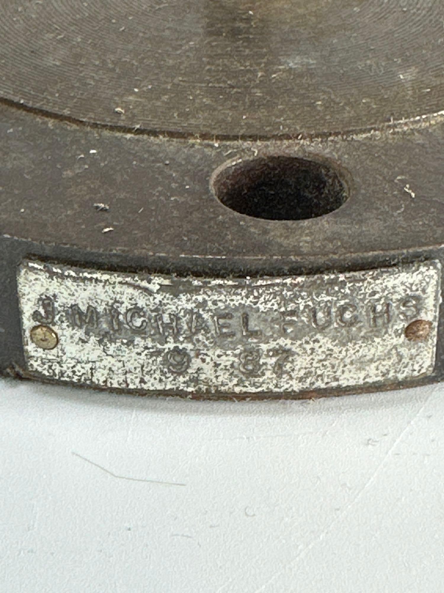 MICHAEL FUCHS ABSTRACT SCULPTURE DATED '87 - 8