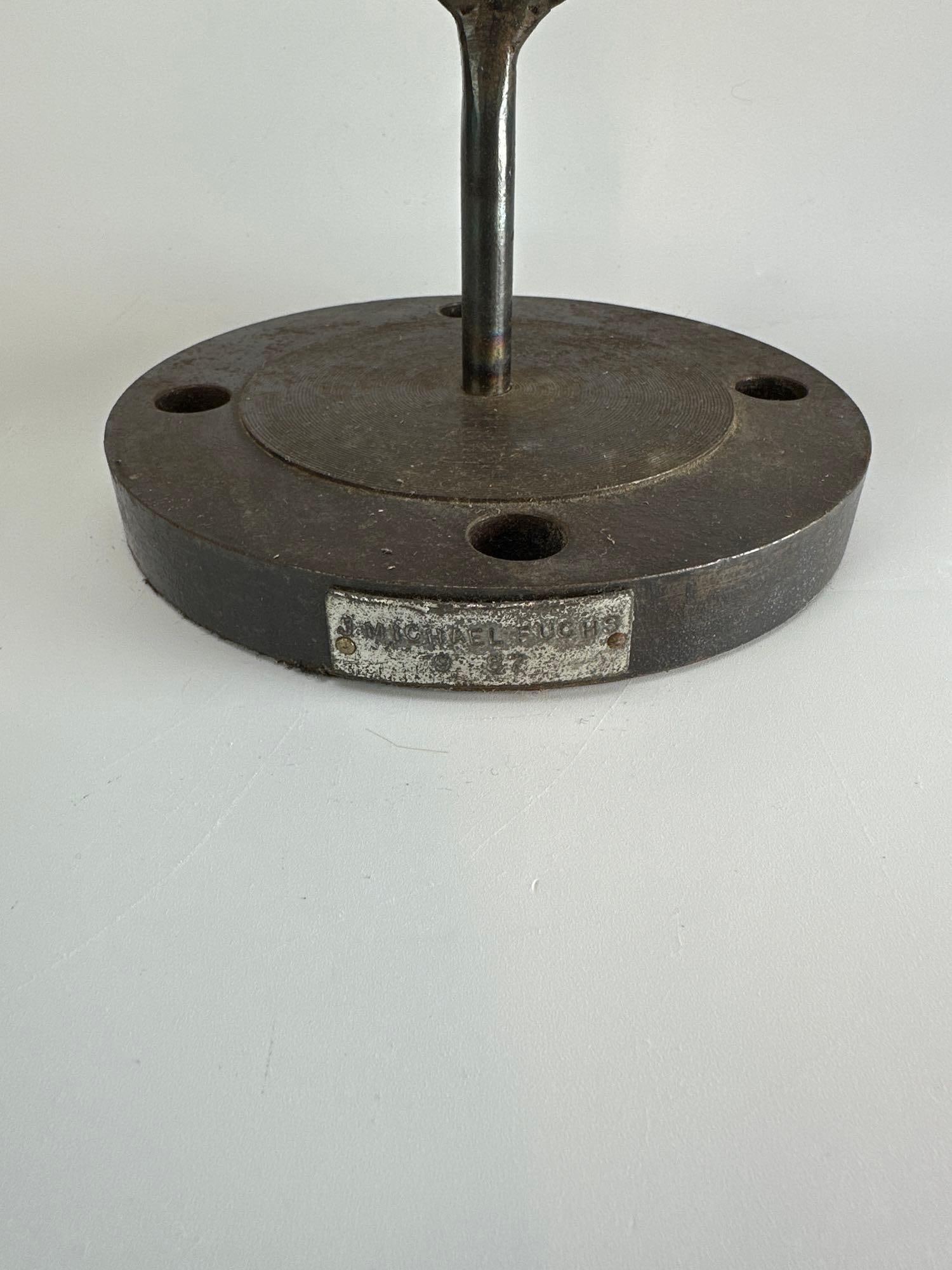 MICHAEL FUCHS ABSTRACT SCULPTURE DATED '87 - 9