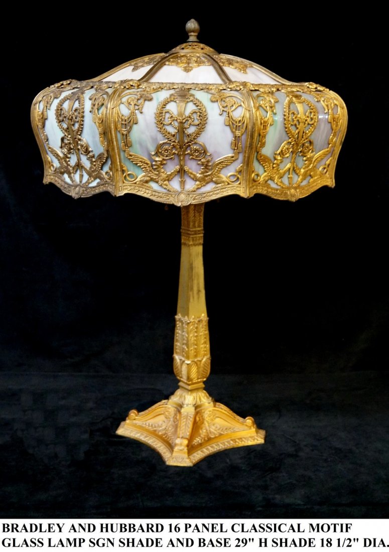 BRADLEY & HUBBARD LAMP (1 of 4)