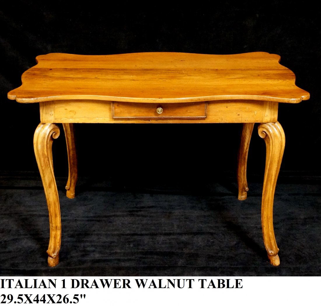 ITALIAN WALNUT TABLE (1 of 6)