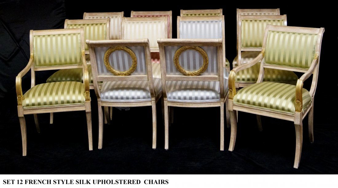 12 FRENCH STYLE CHAIRS (1 of 10)