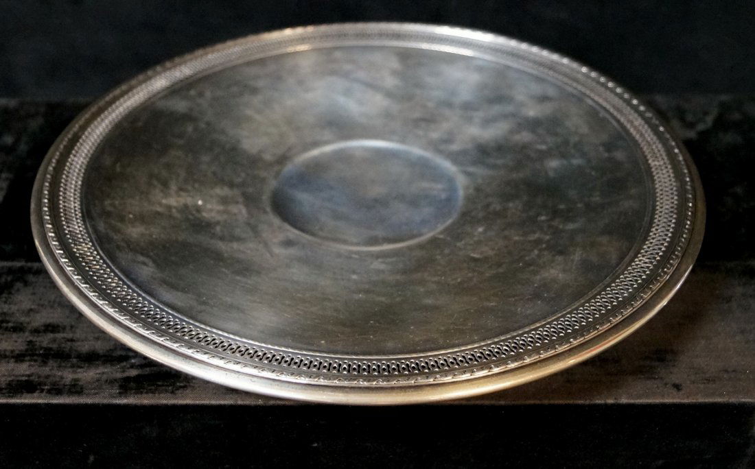 GORHAM STERLING SILVER CAKE PLATE (1 of 3)