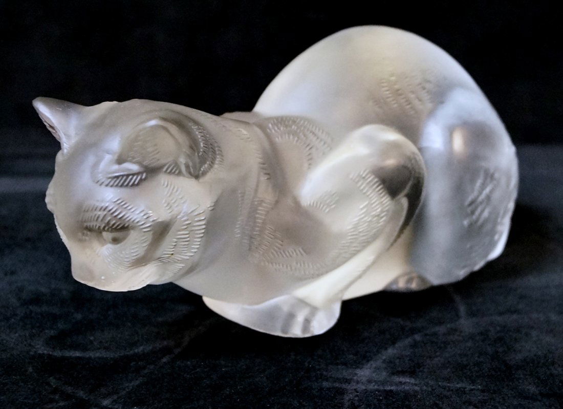 LALIQUE CAT (1 of 5)