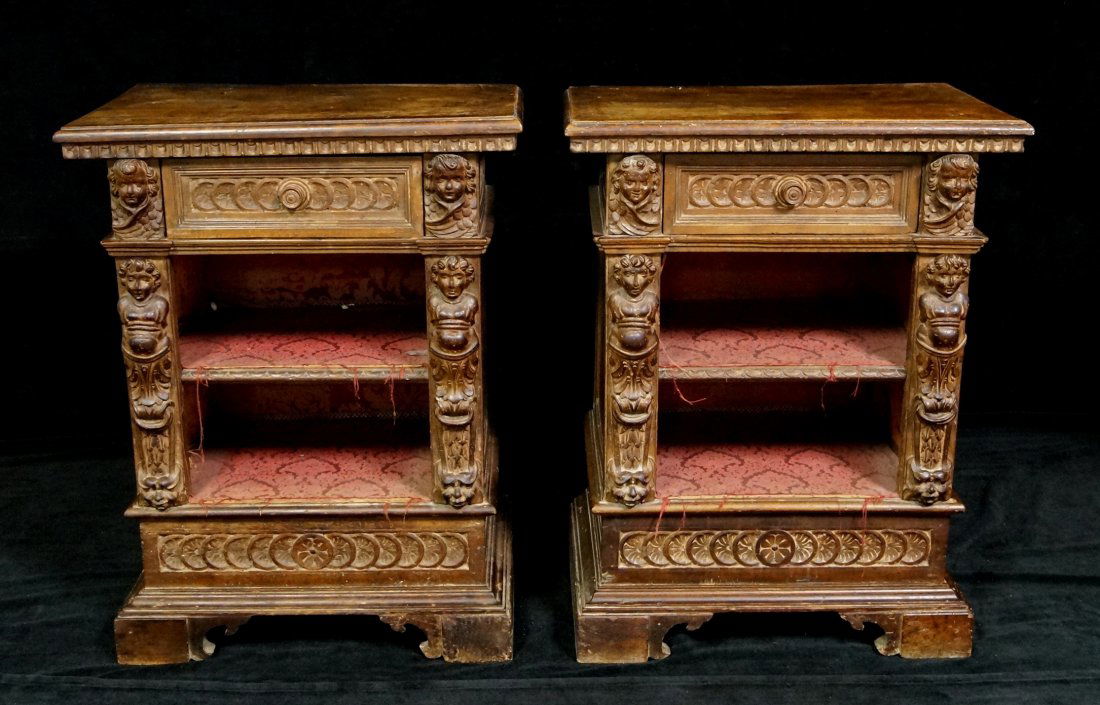 PR. 17 TH C. / 18TH C.FIGURAL ITALIAN CABINETS (1 of 7)