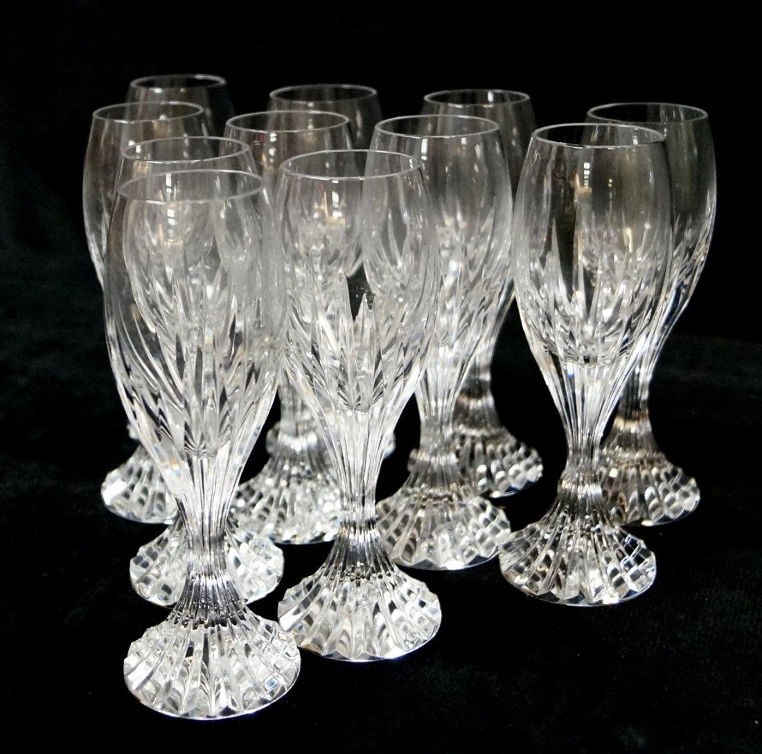 12 BACCARAT CRYSTAL "MASSENA" CORDIAL GLASSES (1 of 1)