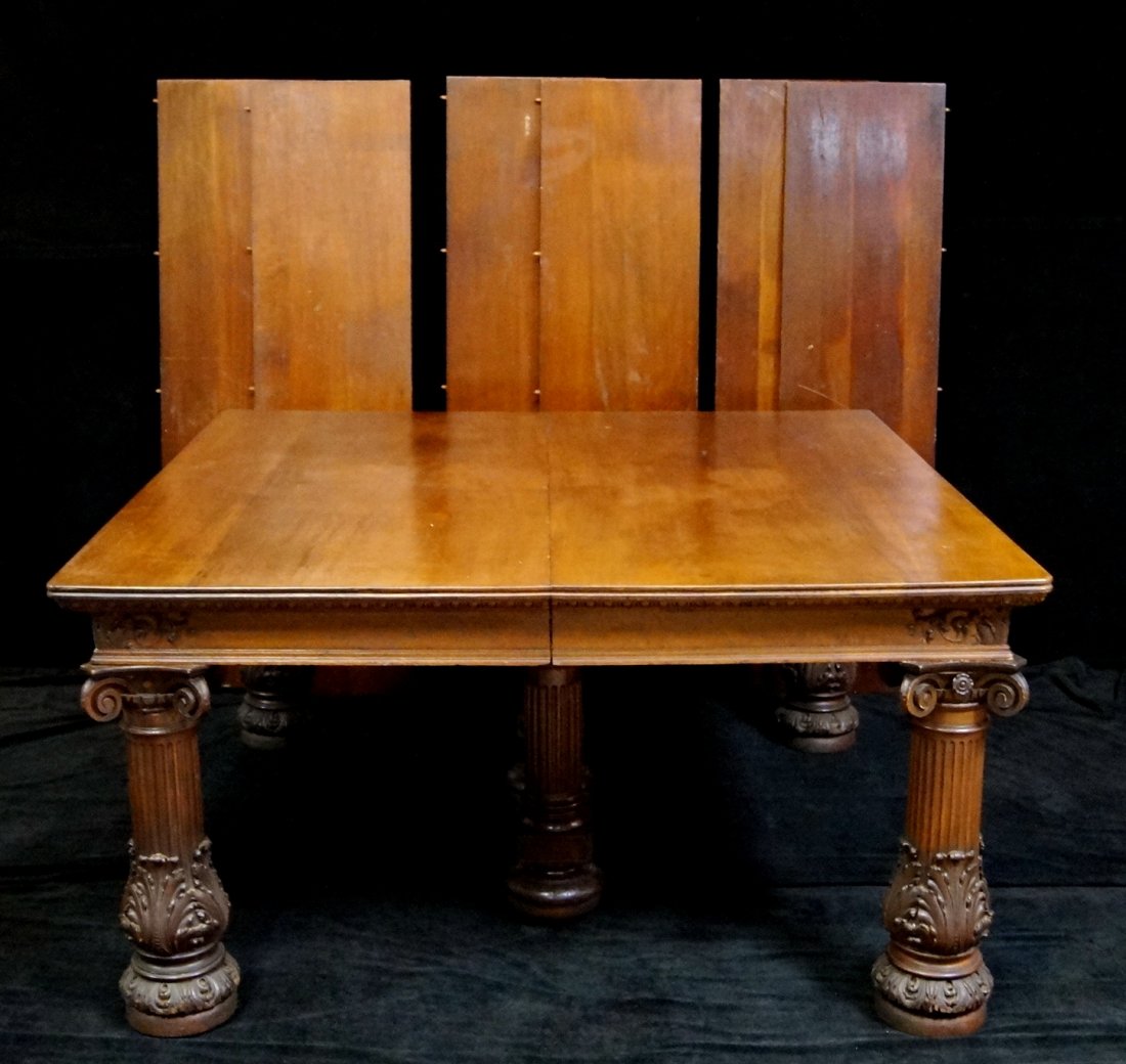 VICTORIAN WALNUT EXTENSION TABLE (1 of 5)