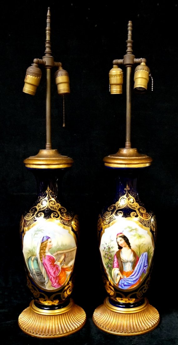 PR. CONTINENTAL PORCELAIN LAMPS (1 of 3)