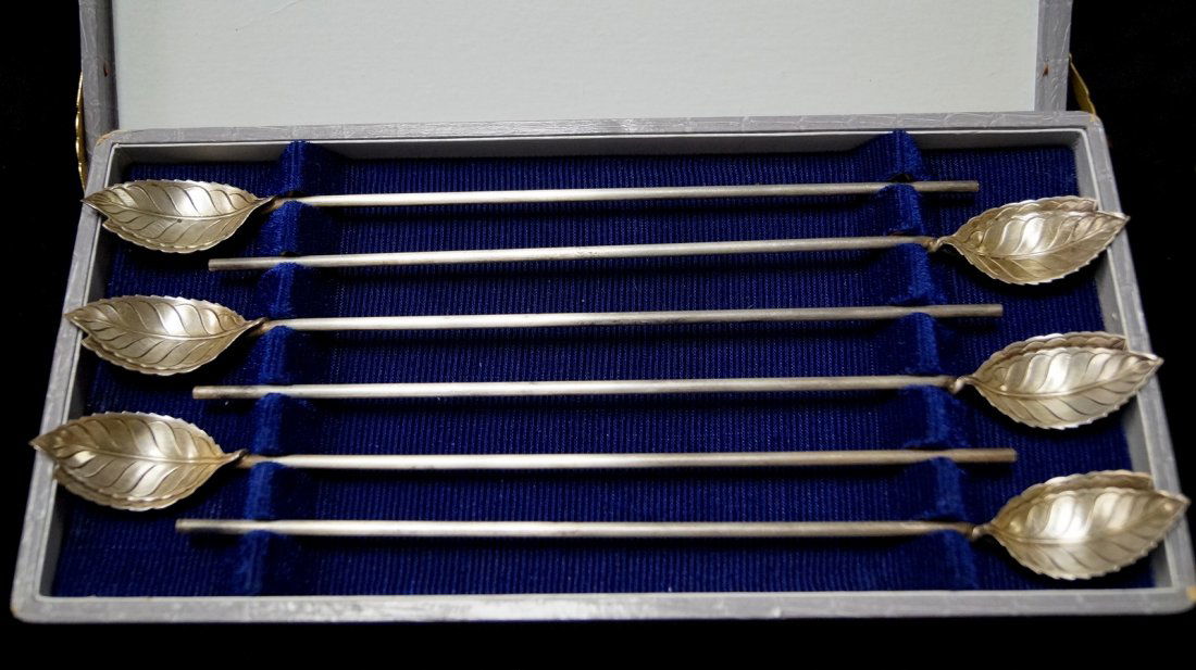 TIFFANY & CO STERLING MINT JULEP STRAWS (1 of 2)