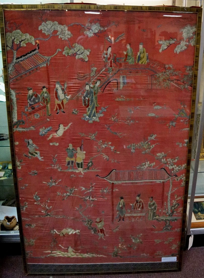 ASIAN EMBROIDERY ON SILK (1 of 6)
