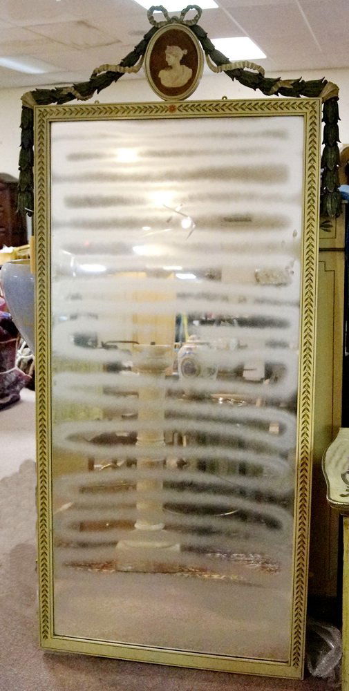 VENETIAN PAINT DECORATED MIRROR (1 of 1)