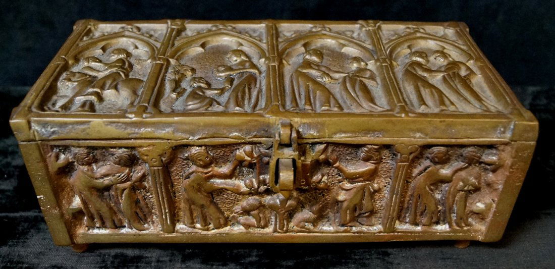 BRONZE GOTHIC CASKET (1 of 4)
