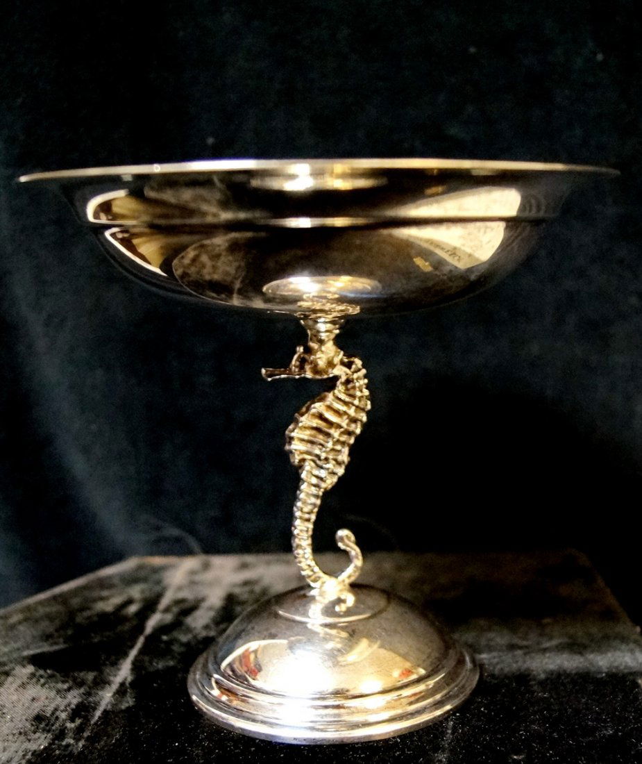 FIGURAL STERLING CARTIER COMPOTE  APPRX 8 0Z (1 of 2)