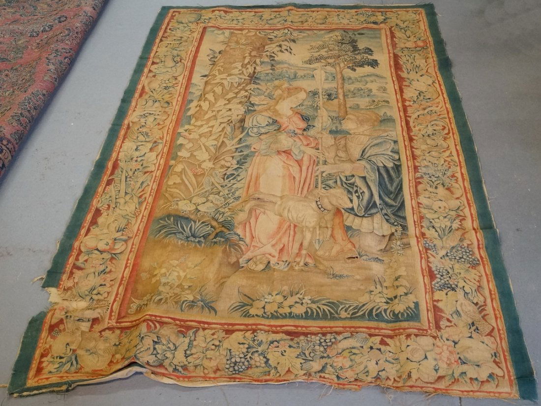 FLEMISH STYLE TAPESTRY (1 of 5)