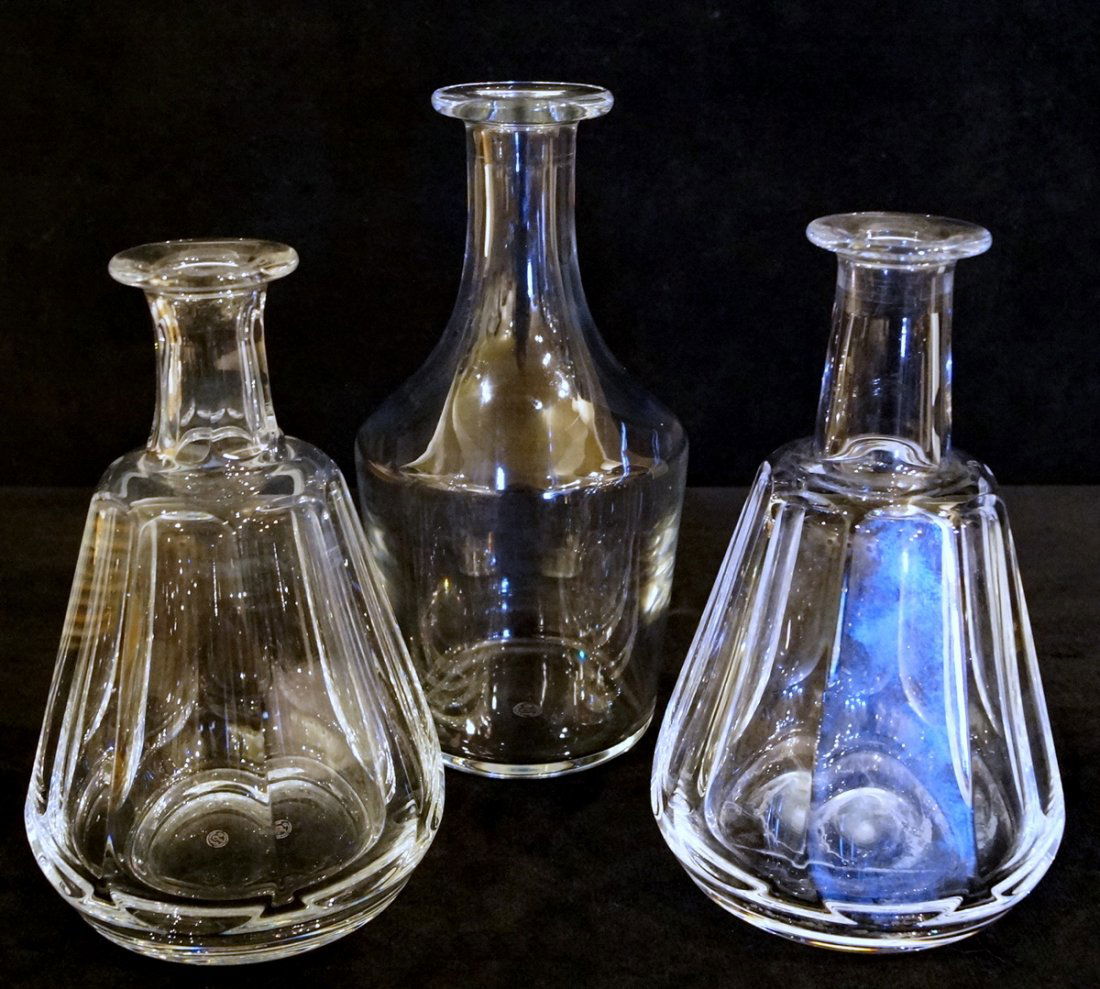 3 BACCARAT DECANTERS (1 of 1)