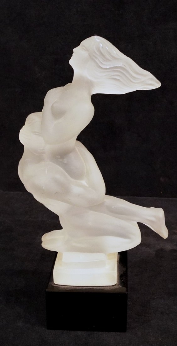 LALIQUE STYLE FROSTED GLASS GROUP (1 of 3)