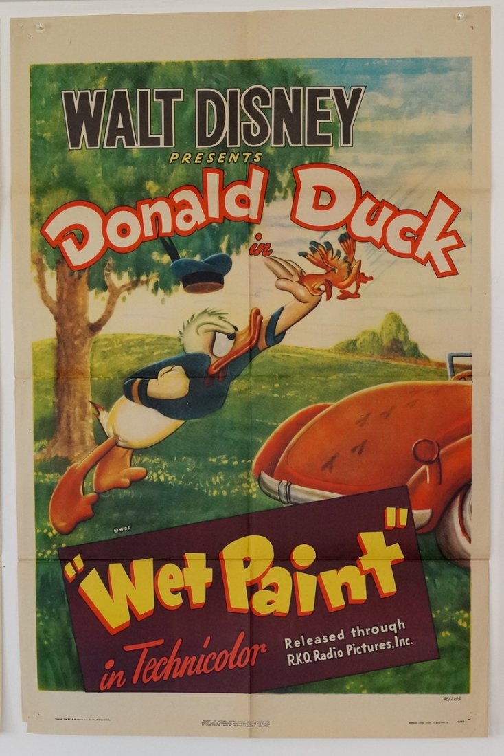 RKO PROMOTIONAL POSTER WALT DISNEY PRESENTS " DONALD (1 of 1)