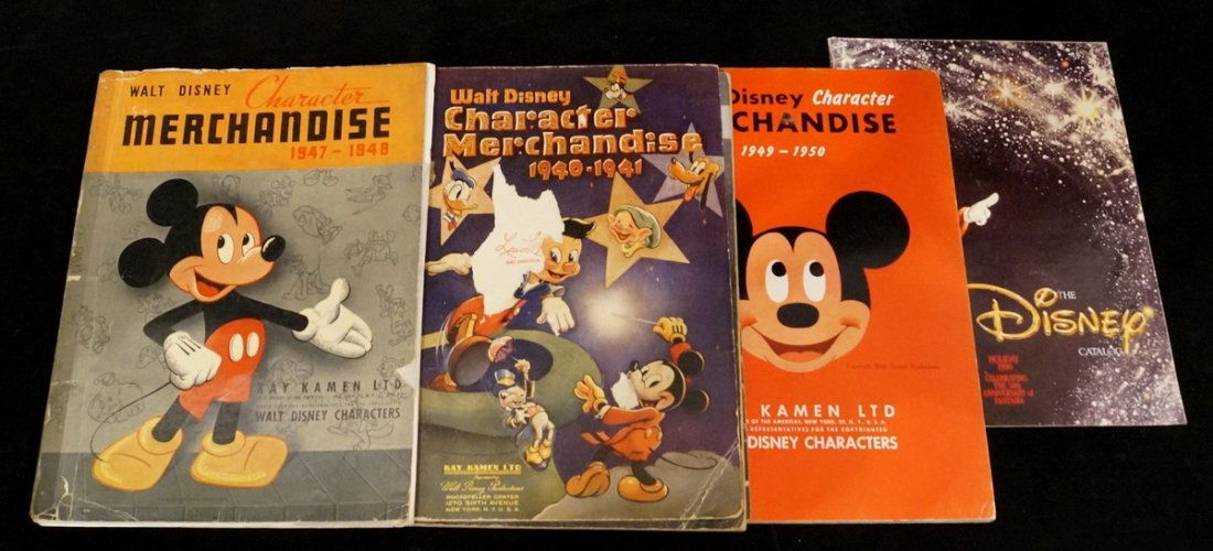 LOT 4 DISNEY PRODUCTIONS MERCHANDISE CATALOGUES INC. (1 of 6)