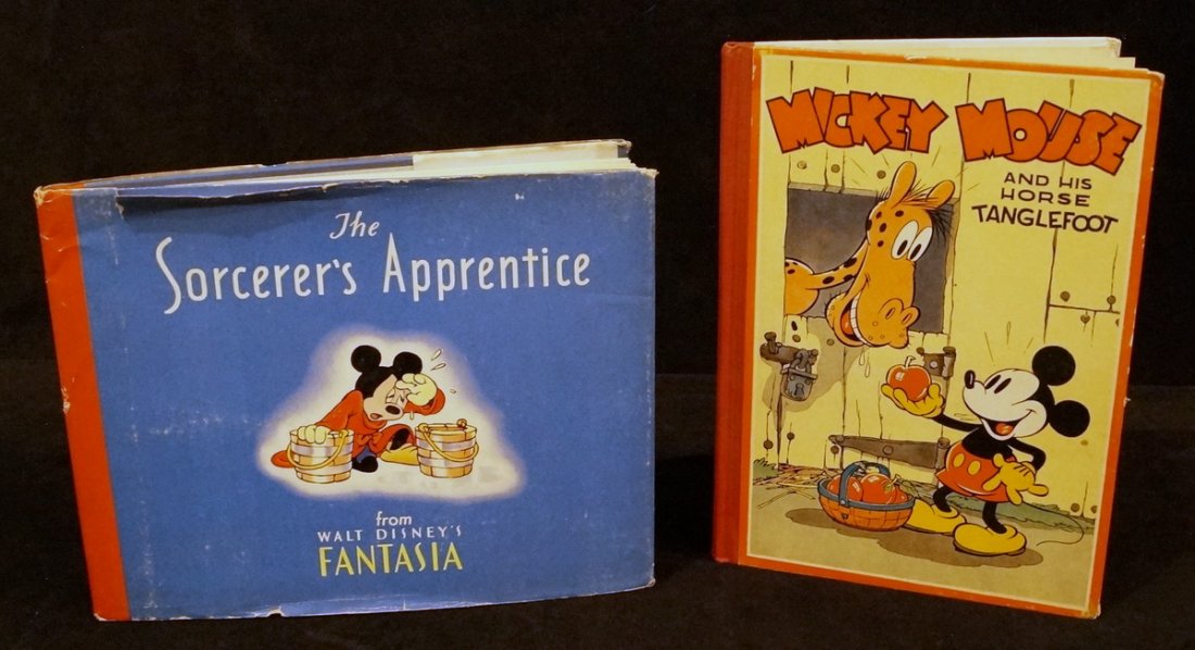 2 BOOKS "MICKEY MOUSE & TANGLEFOOT" COPYRIGHT 1936 (1 of 3)
