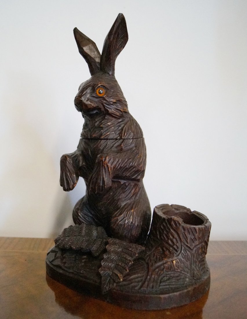 BLACK FOREST RABBIT FIGURAL BOX (1 of 4)