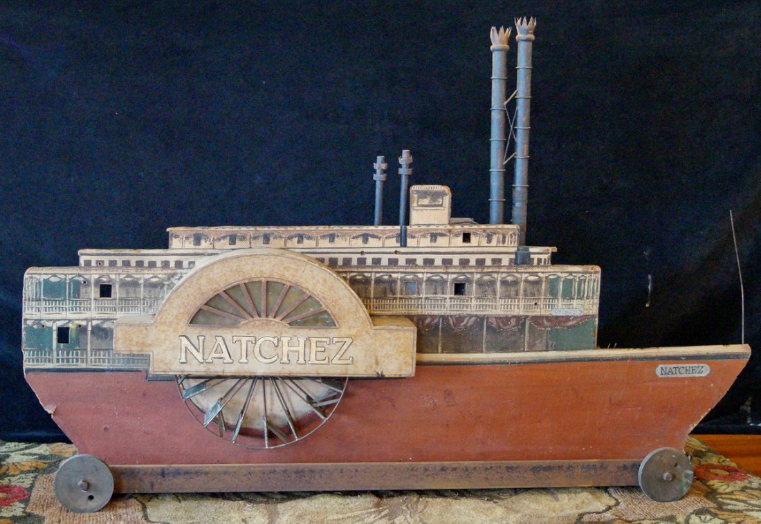 "NATCHEZ" STEAM PADDLE WHEELER MODEL (1 of 8)