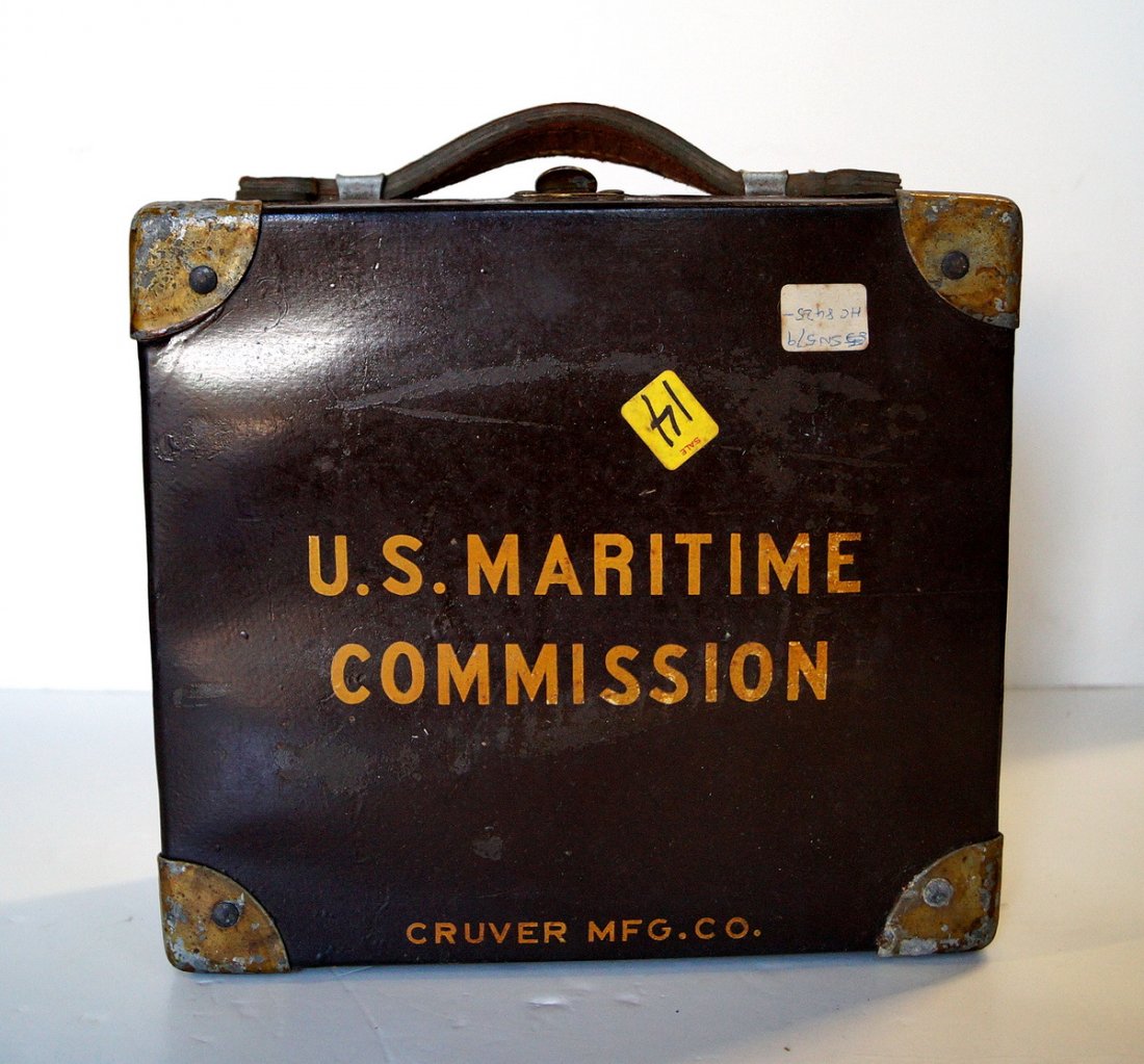 CRUVER & CO. U.S. MARITIME COMMISSION SEXTANT (1 of 6)