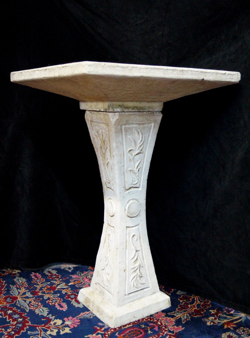 CAST CONCRETE GALLOWAY   BIRD BATH (1 of 3)