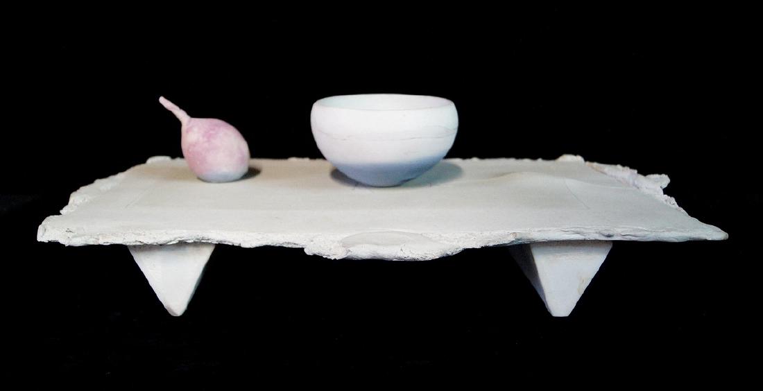 PAULA WINEKUR 3 PC. CERAMIC SCULPTURE (1 of 3)