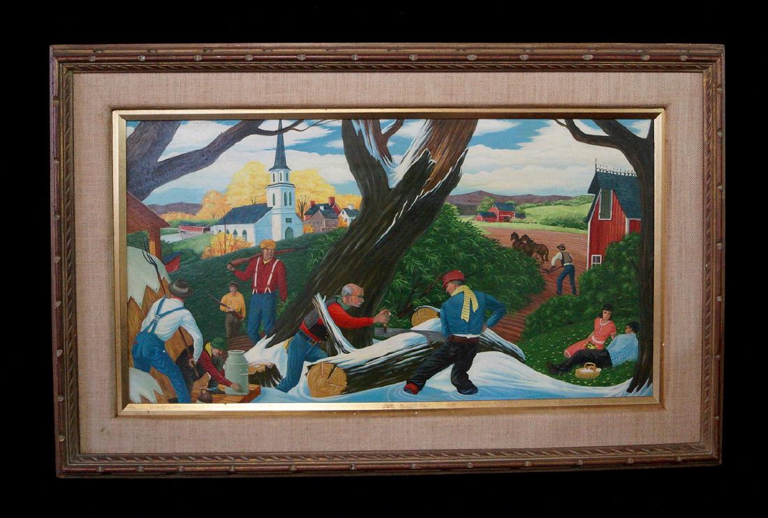 JOHN POTTER WHEAT SGN. " AMERICAN EXPERIENCE" (1 of 5)