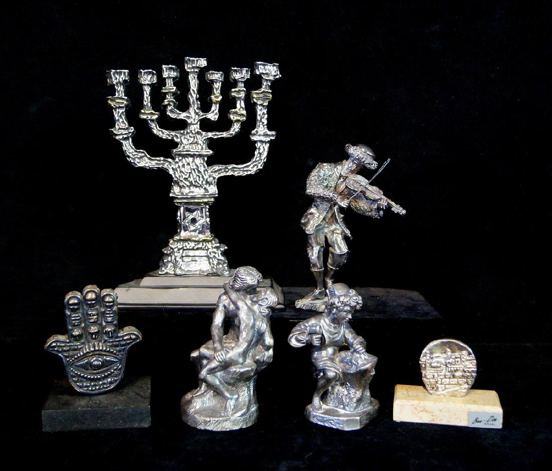 STERLING SILVER 6 PCS. JUDAICA (1 of 6)