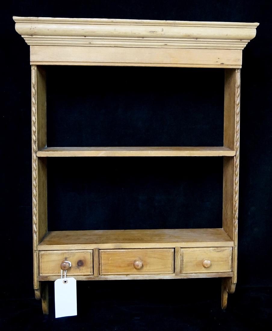 ENGLISH PINE HANGING CABINET (1 of 4)