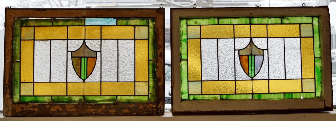 PR. LEADED STAIN GLASS WINDOWS (1 of 4)