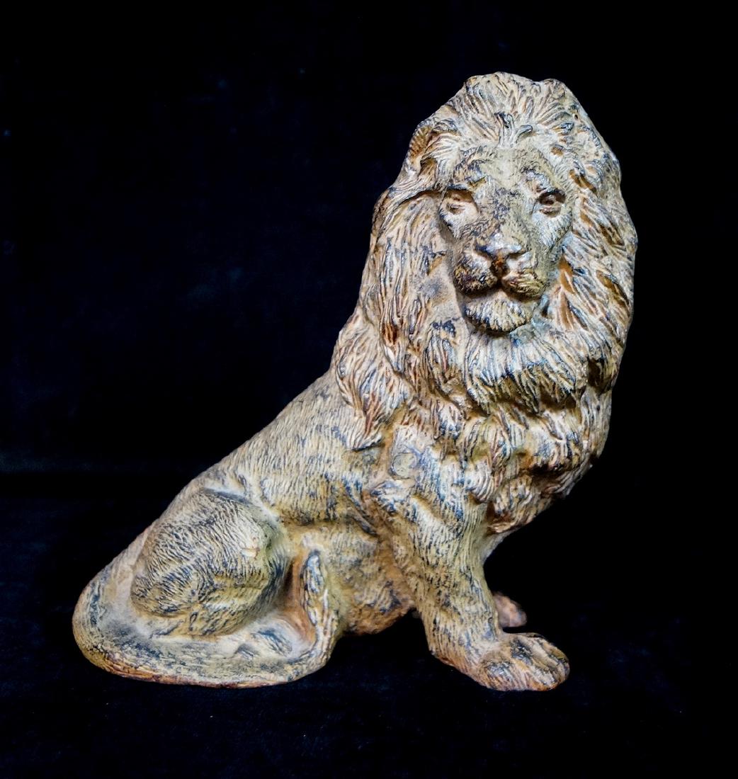 IRON LION FIGURAL DOOR STOP (1 of 4)