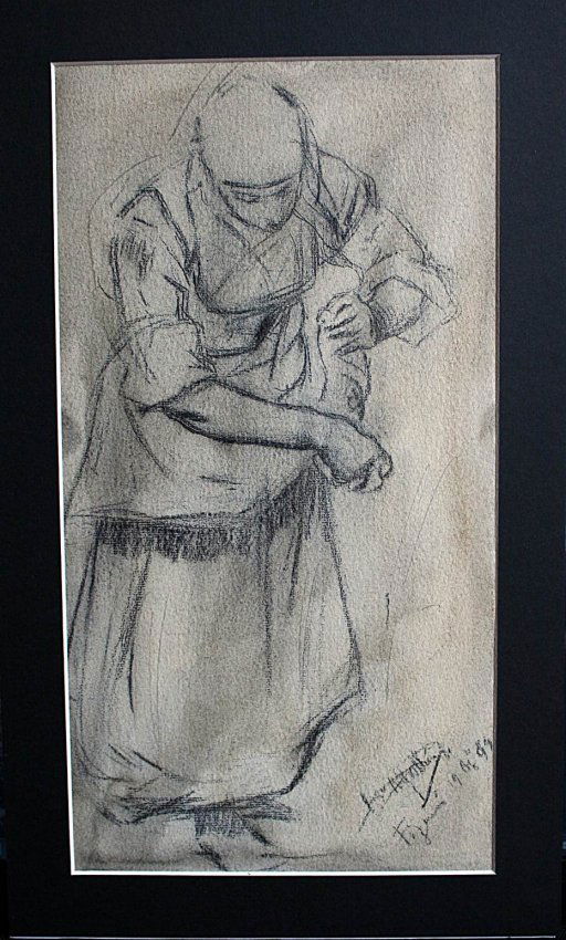 Jose Malhoa - Draw on paper (1 of 2)