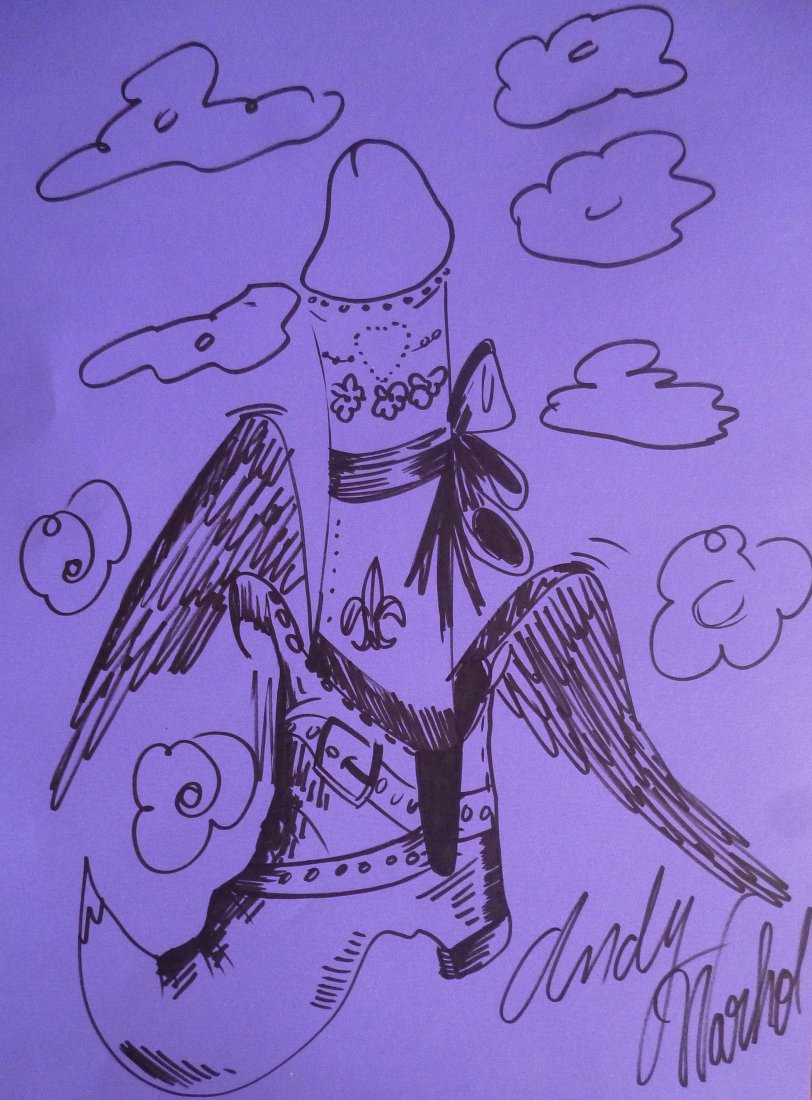 Andy Warhol - Draw on paper (1 of 1)