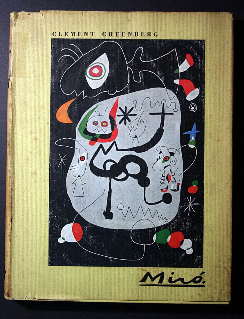 Miró -  Clement Greenberg - Autographed - 1958 (1 of 5)