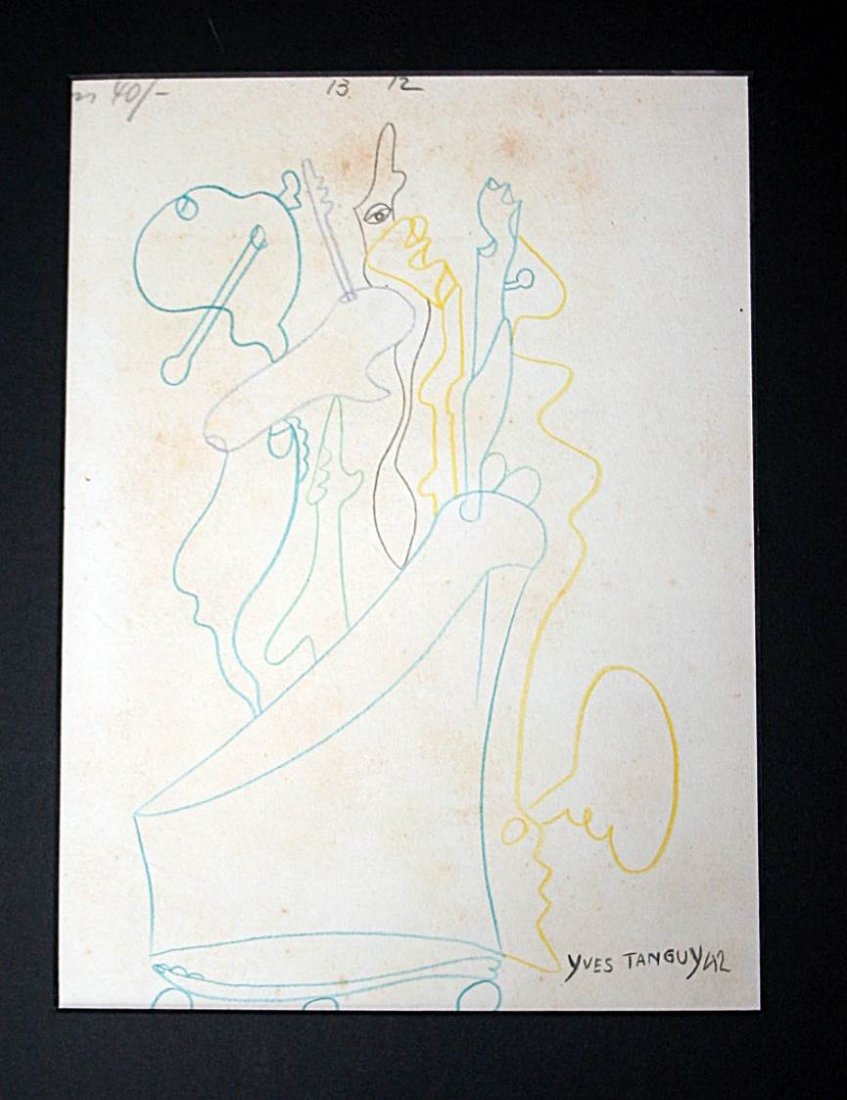 Yves Tanguy - drawing on paper (1 of 1)