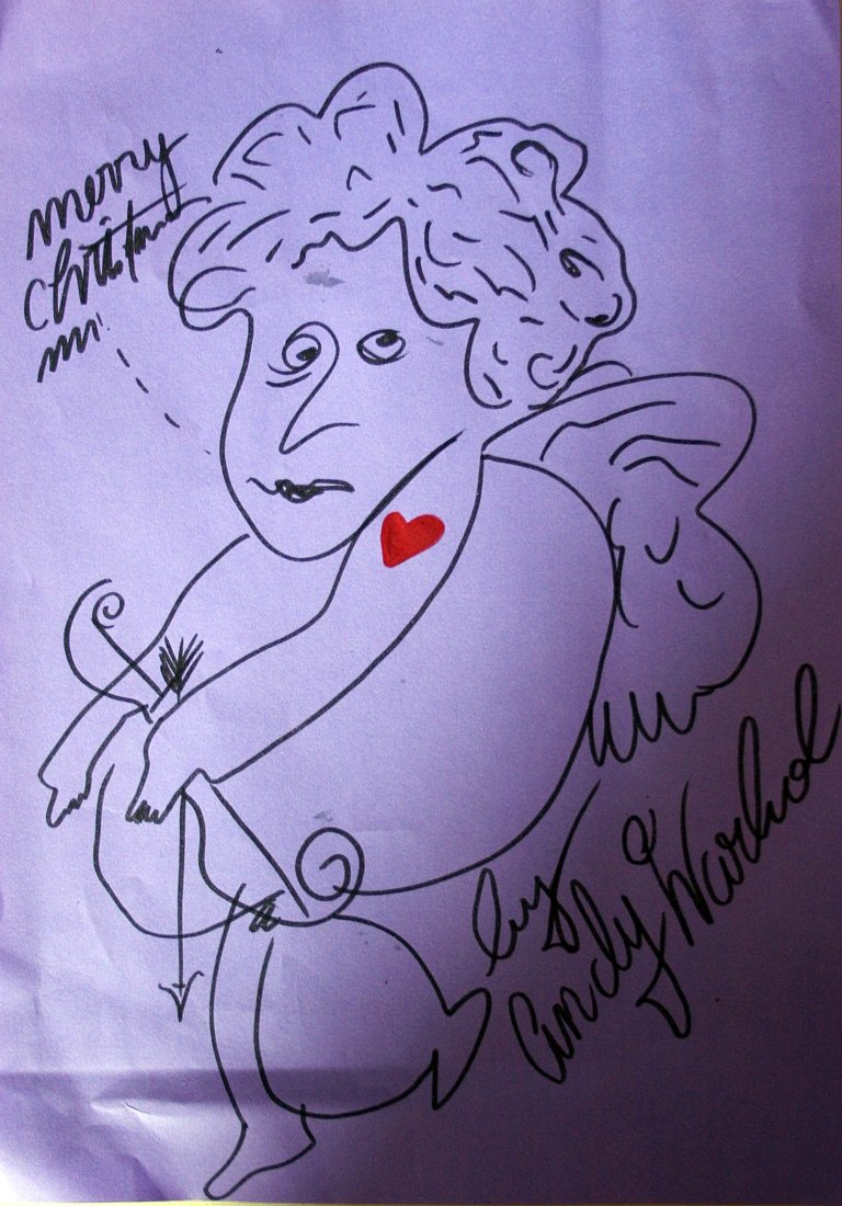 Andy Warhol - Drawing on paper (1 of 1)