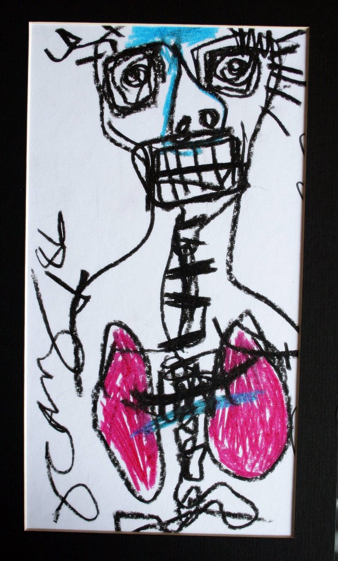 Jean-Michel Basquiat - Drawing on paper (1 of 2)