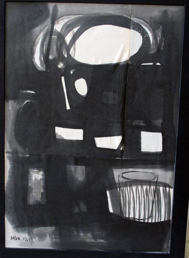 Mira Schendel - drawing on paper - 1964 (1 of 2)