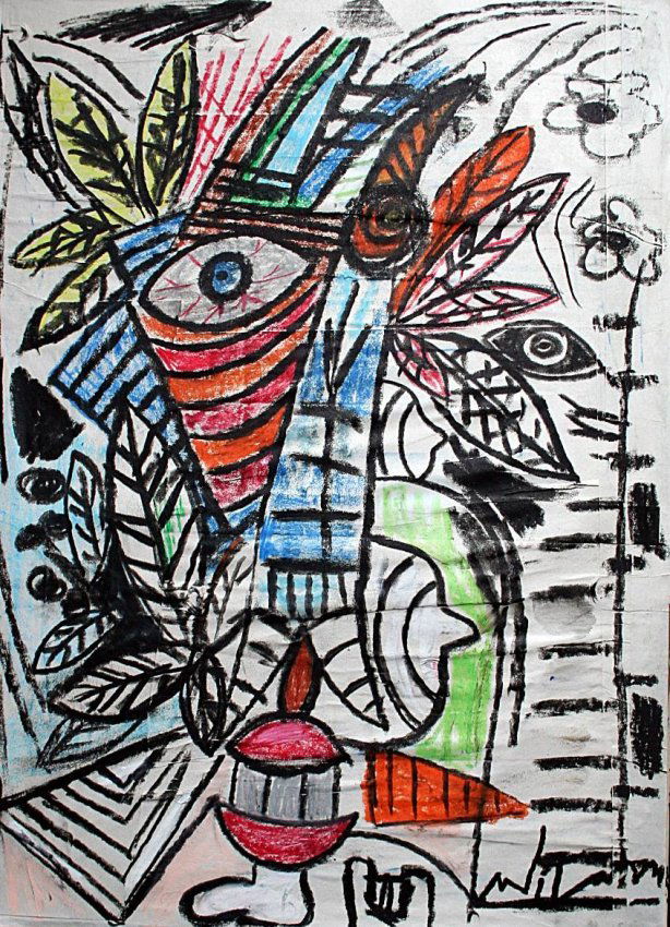 Wilfredo Lam - 53 x 40cm - 70's decade (1 of 2)