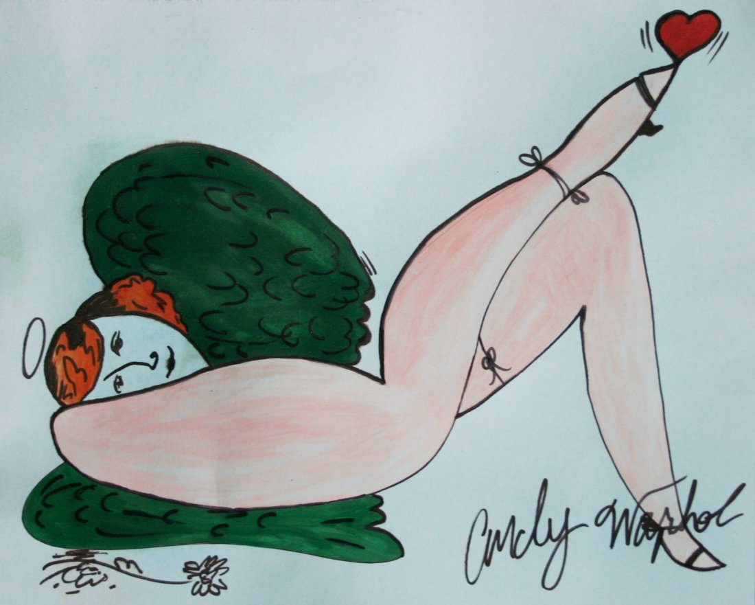 Andy Warhol - drawing on paper (1 of 2)